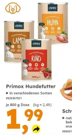 Globus Baumarkt Primox Hundefutter Angebot