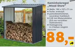 Globus Baumarkt Kaminholzregal "Wood Store" Angebot