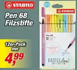 Posten Börse STABILO Pen 68 Filzstifte Angebot