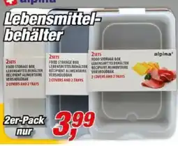 Posten Börse Lebensmittelbehälter alpina Angebot