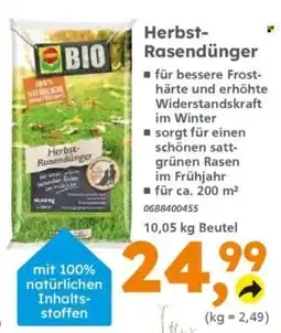 Globus Baumarkt Herbst-Rasendünger Angebot