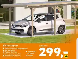 Globus Baumarkt Einzelcarport Angebot