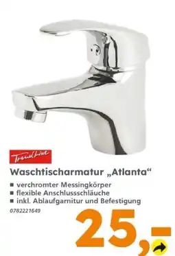 Globus Baumarkt Trendline Waschtischcharmatur „Atlanta“ Angebot