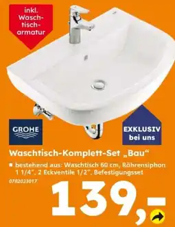 Globus Baumarkt Waschtisch-Komplett-Set „Bau“ GROHE Angebot