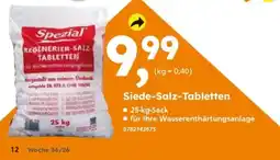 Globus Baumarkt Spezial Siede-Salz-Tabletten Angebot