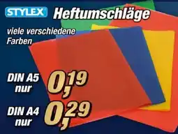 Posten Börse STYLEX Heftumschläge Angebot