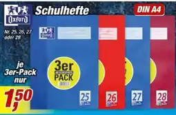 Posten Börse Oxford Schulhefte Angebot
