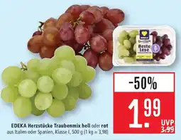 Marktkauf EDEKA Herzstücke Traubenmix hell oder rot Angebot
