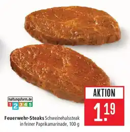 Marktkauf Feuerwehr-Steaks Angebot