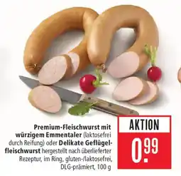 Marktkauf Premium-Fleischwurst mit würzigem Emmentaler Angebot