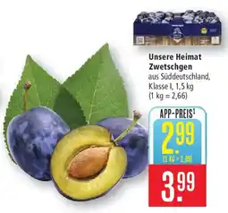 Marktkauf Unsere Heimat Zwetschgen Angebot
