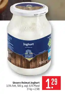 Marktkauf Unsere Heimat Joghurt Angebot