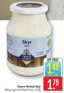 Marktkauf Unsere Heimat Skyr Angebot