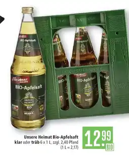 Marktkauf Unsere Heimat Bio-Apfelsaft Angebot