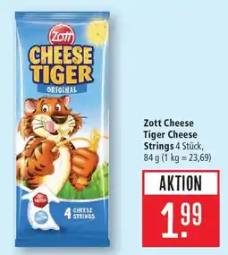Marktkauf Zott Cheese Tiger Cheese Strings Angebot