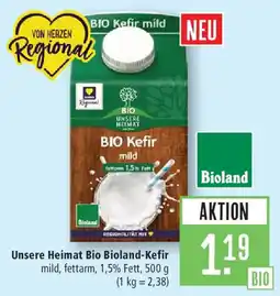 Marktkauf Unsere Heimat Bio Bioland-Kefir mild Angebot