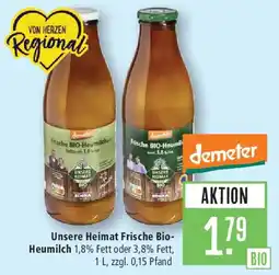 Marktkauf Unsere Heimat Frische Bio-Heumilch Angebot
