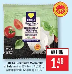 Marktkauf EDEKA Herzstücke Mozzarella di Bufala Angebot