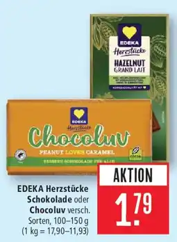 Marktkauf EDEKA Herzstücke Schokolade oder Chocoluv Angebot