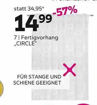 Mömax Fertigvorhang „circle” Angebot