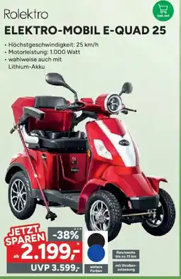 Marktkauf Rolektro ELEKTRO-MOBIL E-QUAD 25 Angebot