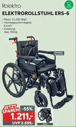 Marktkauf Rolektro ELEKTROROLLSTUHL ERS-6 Angebot