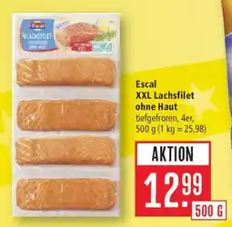 Marktkauf Escal XXL Lachsfilet ohne Haut Angebot