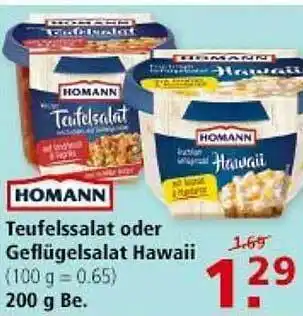 Multi Markt Homann Teufelssalat Oder Geflügelsalat Hawaii Angebot
