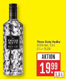 Marktkauf Three Sixty Vodka Angebot