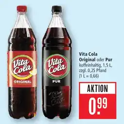Marktkauf Vita Cola Original oder Pur Angebot