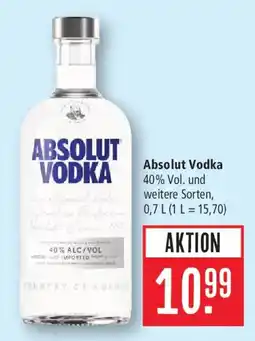 Marktkauf Absolut Vodka Angebot