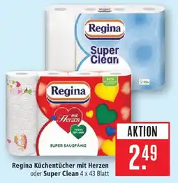Marktkauf Regina Küchentücher mit Herzen oder Super Clean Angebot