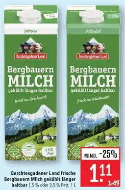 Marktkauf Berchtesgadener Land Bergbauern Milch Angebot