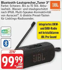 Marktkauf Bluetooth-Lautsprecher, Tuner 3" JBL Angebot