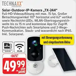 Marktkauf Solar-Outdoor-IP-Kamera "TX-244" Angebot