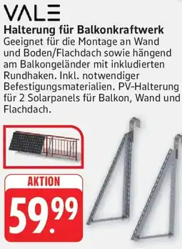 Marktkauf VALE Halterung für Balkonkraftwerk Angebot