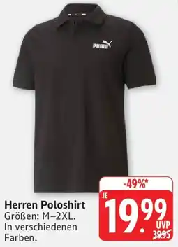 Marktkauf Herren Poloshirt PUMA Angebot
