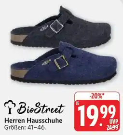 Marktkauf BioStreet Herren Hausschuhe Angebot