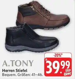 Marktkauf A.TONY Herren Stiefel Angebot
