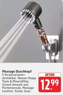 Marktkauf Massage Duschkopf Angebot