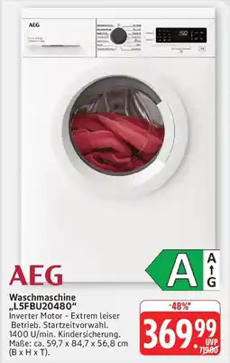Marktkauf AEG Waschmaschine L5FBU20480 Angebot