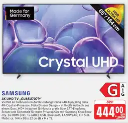 Marktkauf SAMSUNG 4K UHD TV GU65U7079 Angebot