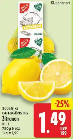 NP Discount GUT&GÜNSTIG Zitronen Angebot