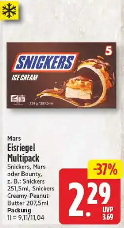 NP Discount Snickers Eisriegel Multipack Angebot