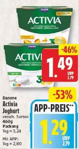 NP Discount Danone Activia Joghurt Angebot