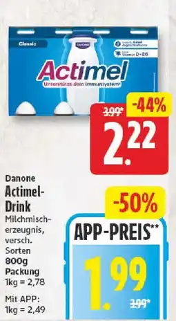 NP Discount Danone Actimel-Drink Angebot