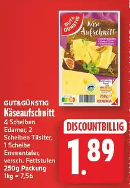 NP Discount GUT&GÜNSTIG Käseaufschnitt Angebot