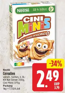 NP Discount Nestlé Cerealien Angebot
