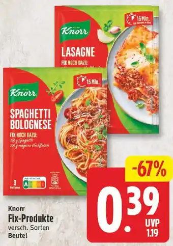 NP Discount Knorr Fix-Produkte Angebot