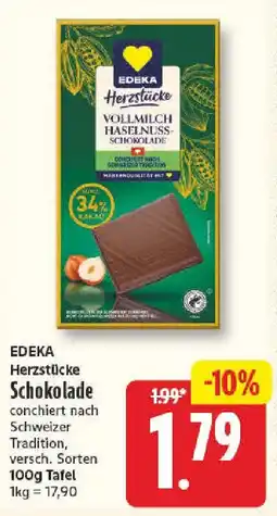 NP Discount EDEKA Herzstücke Schokolade Angebot